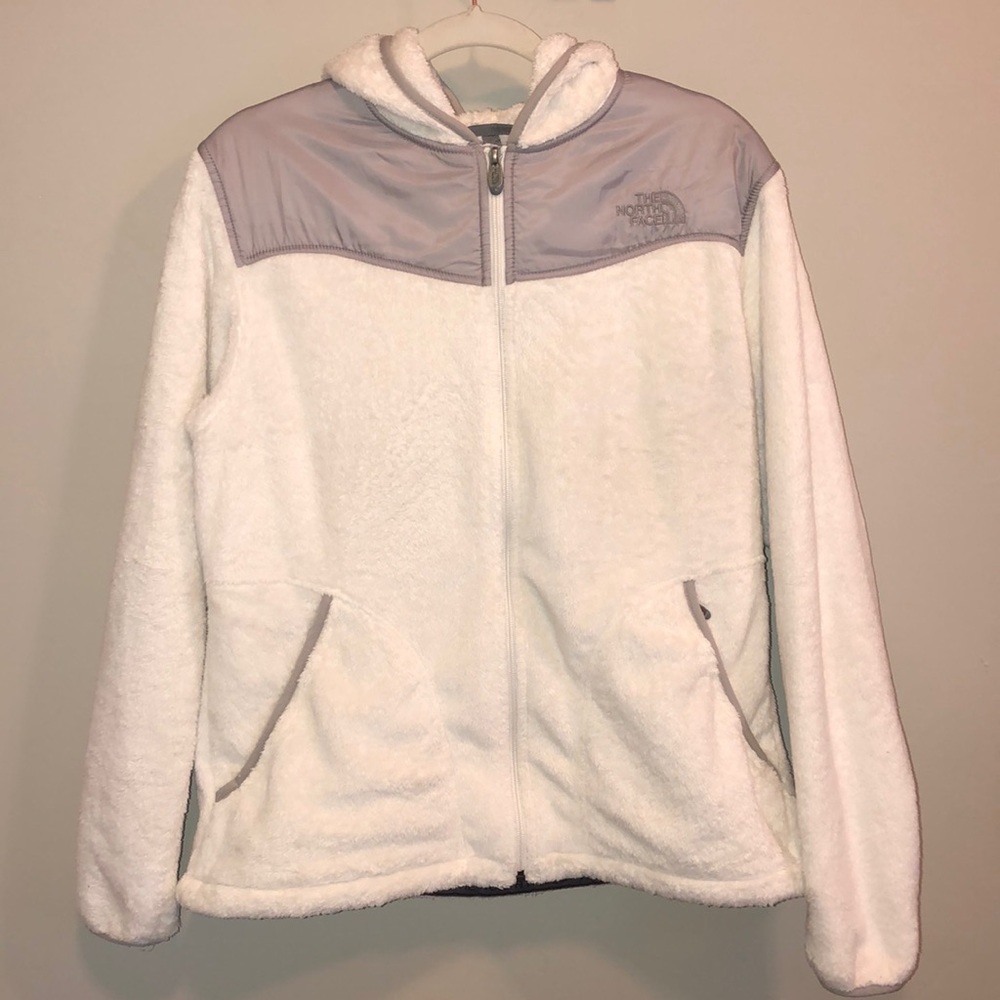 The North Face White Osito Jacket with Hood